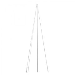 Мачта молниеприемная L=5м, D=40мм с оттяжками St EKF PROxima lp-5000-40-st