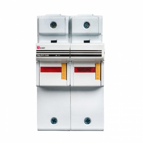 Предохранитель-разъединитель для ПВЦ 22x58 2P (с индикацией) EKF PROxima pr-22-58-2