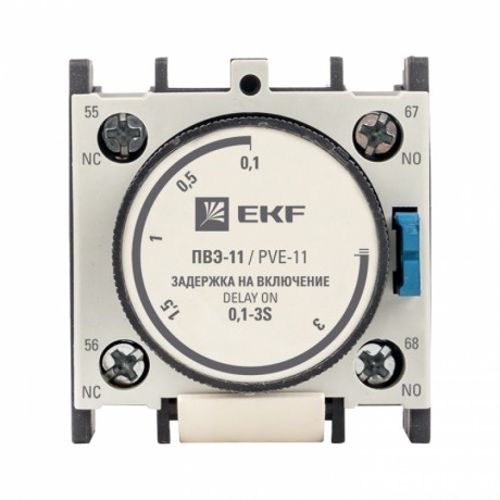 Приставка выдержки времени включения ПВЭ-11 0,1-3сек NO+NC EKF PROxima ctr-st-11
