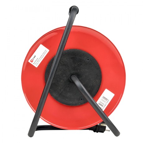 Удлинитель на катушке Гефест 2.0 4 гнезда 30м с заземлением и предохранителем КГ 3*1,5 16А/3,5кВт PROxima UKG02-16-R315-4-30