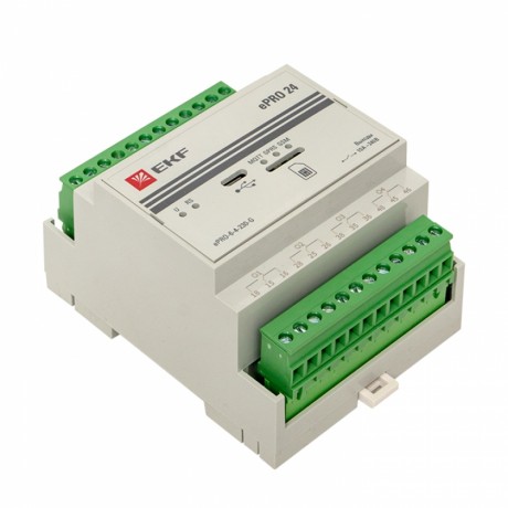 Контроллер базовый ePRO 24 удаленного управления 6вх4вых 230В GSM EKF PROxima ePRO-6-4-230-G