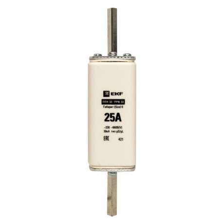 Плавкая вставка ППН-33 160/ 25А габарит 0 EKF PROxima fus-33-0/160/25