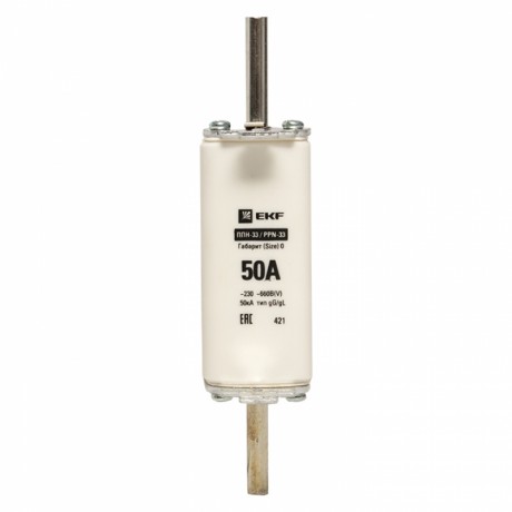 Плавкая вставка ППН-33 160/ 50А габарит 0 EKF PROxima fus-33-0/160/50