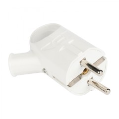 Вилка с кольцом с/з бел. 16А 250В EKF PROxima AVK16-10