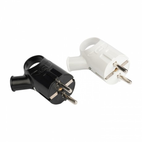 Вилка с кольцом с/з бел. 16А 250В EKF PROxima AVK16-10