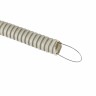 Труба гофр. ПВХ с протяжкой d16 мм (100 м) серая EKF-Plast tg-z-16