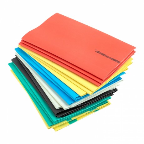 Термоусаживаемая трубка ТУТ нг 40/20 набор:7 цветов по 3шт. 100мм. EKF PROxima tut-n-40