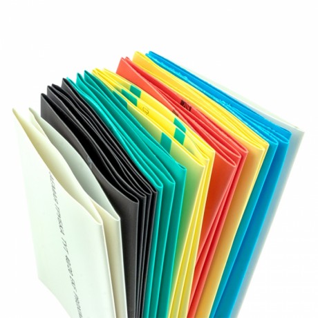 Термоусаживаемая трубка ТУТ нг 40/20 набор:7 цветов по 3шт. 100мм. EKF PROxima tut-n-40