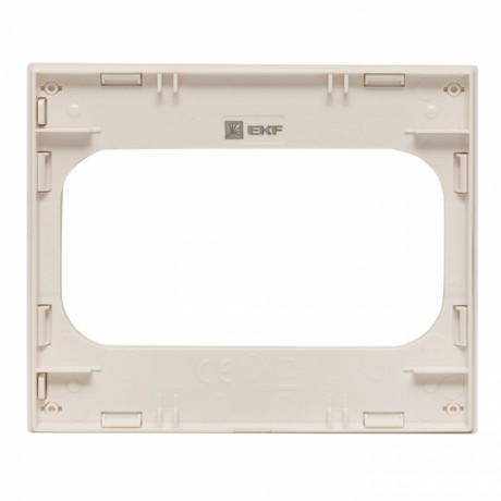 Стокгольм Рамка для розетки 2-местная белая EKF PROxima EYM-G-304-10