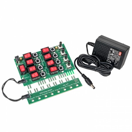 Плата отладочная для реле 24В 20 в/в с блоком питания EKF PROxima ILR-20-24D-test