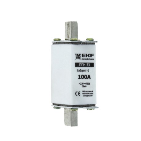 Плавкая вставка ППН-33 160/ 40А габарит 0 EKF PROxima fus-33-0/160/40
