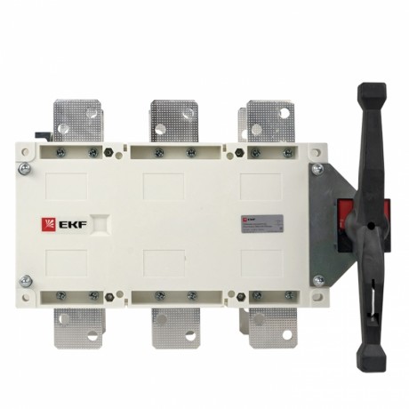 Рубильник-переключатель 1000A 3P c рукояткой управления для прямой установки PowerSwitch EKF PROxima pscs-1000-3