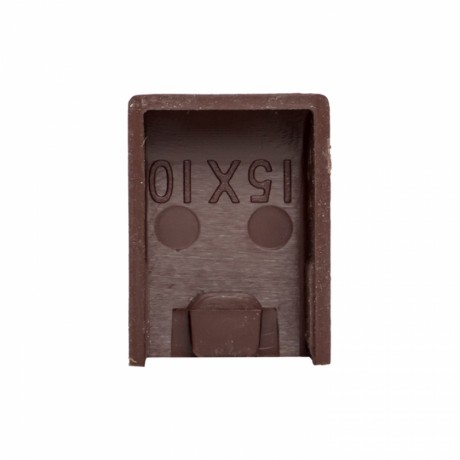 Заглушка (15х10) (4 шт) темное дерево EKF-Plast ecd-15-10x4