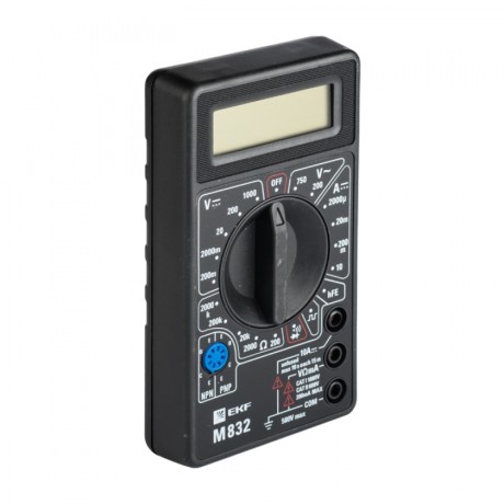 Мультиметр цифровой M832 EKF Master In-180701-bm832