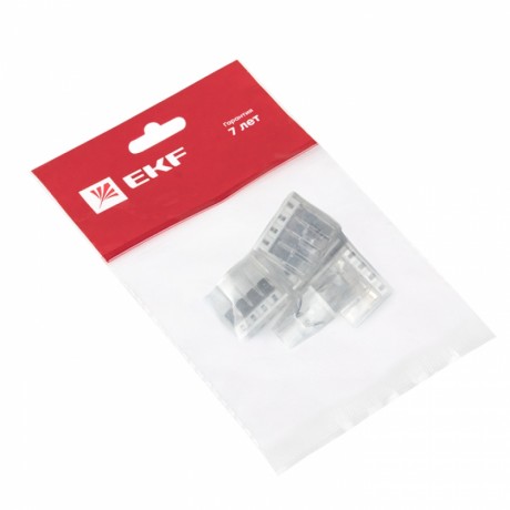 Клемма СМК 2273-248 (с пастой) 8 отверстий 0,5-2.5мм2 (4шт.) EKF PROxima plc-smk-2273-248r