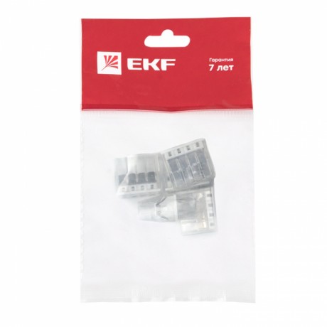 Клемма СМК 2273-248 (с пастой) 8 отверстий 0,5-2.5мм2 (4шт.) EKF PROxima plc-smk-2273-248r