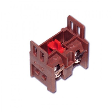 Контакт дополнительный для светосигнальной арматуры NC бордовый EKF PROxima pbn-01-r