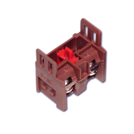 Контакт дополнительный для светосигнальной арматуры NC бордовый EKF PROxima pbn-01-r
