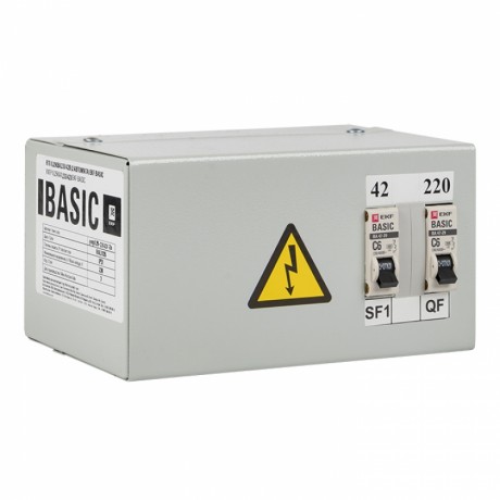 Ящик с понижающим трансформатором ЯТП 0,25кВА 220/42В EKF Basic yatp0,25-220/42v-2a