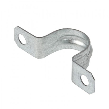 Скоба металлическая двухлапковая d21-22 мм (100 шт) EKF PROxima sm-2-21-22