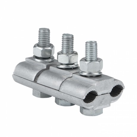 Зажим соединительный плашечный 3 болта М6 (D провода 9,6...11,4 мм) ПА-2-2 EKF PROxima pa-2-2