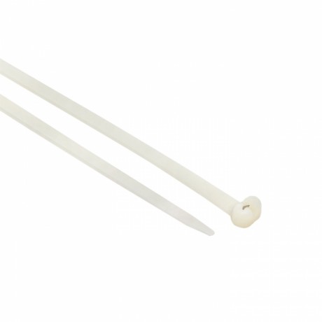 Хомут нейлоновый со стальным зубом (б), 8x300 (100шт) EKF PROxima plc-fl-ctsbw-8x300