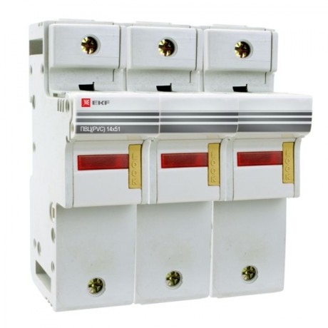 Предохранитель-разъединитель для ПВЦ 14x51 3P (с индикацией) EKF PROxima pr-14-51-3