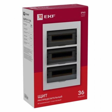 Щит распред. встраиваемый ЩРВ-П-36 IP41 EKF PROxima pb40-v-36