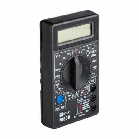 Мультиметр цифровой M838 EKF Master In-180701-bm838