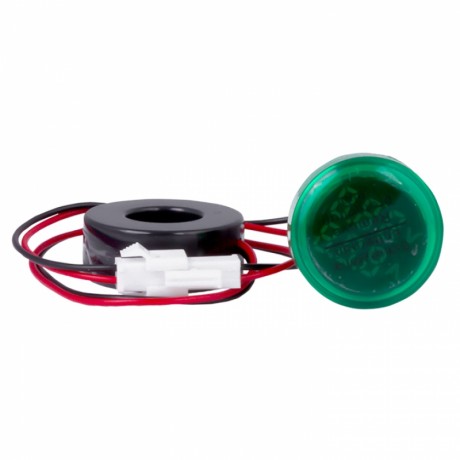 Индикатор значения тока и напряжения зеленый ED16-22AVD 100А EKF PROxima в комплекте с трансформатором тока ed16-22avd-g