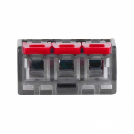 Клемма СМК 221-413 3 отверстия 0.2-4.0 мм2 блистер (5шт.) EKF PROxima plc-smk-221-413b