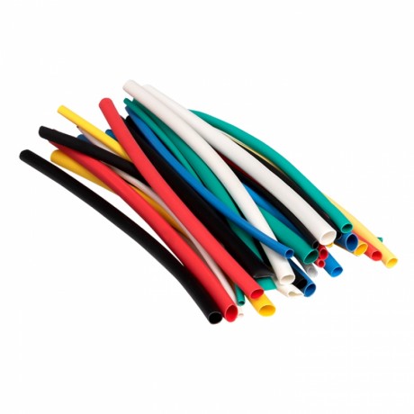 Набор ТУТ нг: 6 цветов по 5шт. Разного диаметра (1/0,5; 1,5/0,75; 2/1; 2,5/1,25; 3/1,5) 100мм. EKF PROxima tut-n-2-r