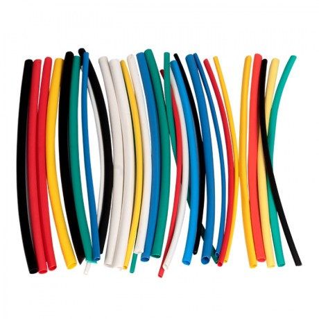 Набор ТУТ нг: 6 цветов по 5шт. Разного диаметра (1/0,5; 1,5/0,75; 2/1; 2,5/1,25; 3/1,5) 100мм. EKF PROxima tut-n-2-r