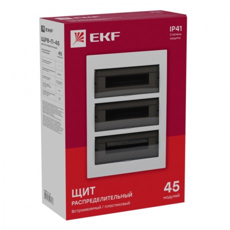 Щит распред. встраиваемый ЩРВ-П-45 IP41 EKF PROxima pb40-v-45