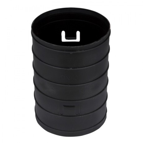 Муфта быстросъемная для двустенных труб d110 мм черная EKF-Plast CQR110