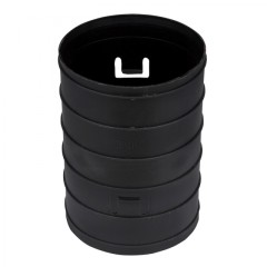 Муфта быстросъемная для двустенных труб d110 мм черная EKF-Plast CQR110