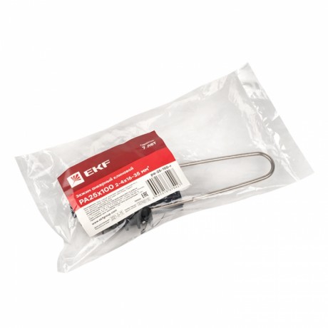 Зажим анкерный клиновой PA25x100 2-4x16-35 мм2 инд. упак. EKF PROxima pa-25-100-r