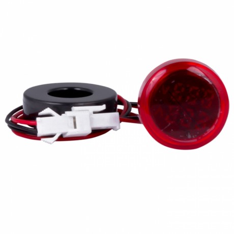 Индикатор значения тока и напряжения красный ED16-22AVD 100А EKF PROxima в комплекте с трансформатором тока ed16-22avd-r