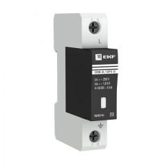 Ограничитель импульсных напряжений ОПВ-D/1P In 5кА 275В с сигн. EKF PROxima opv-d1