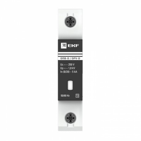 Ограничитель импульсных напряжений ОПВ-D/1P In 5кА 275В с сигн. EKF PROxima opv-d1