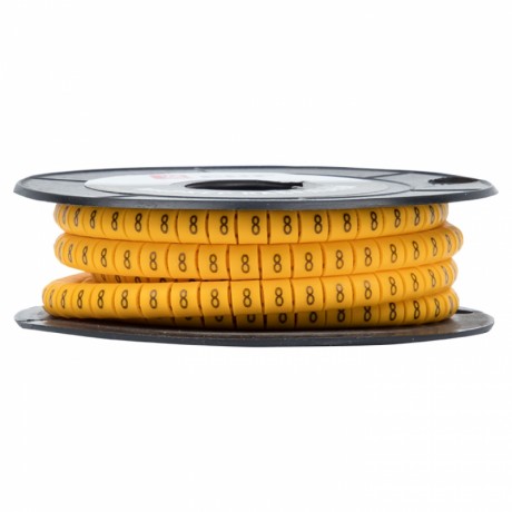 Маркер кабельный 2,5 мм2 8 (1000 шт.) (ЕС-1) EKF PROxima plc-KM-2.5-8