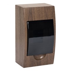 Щит распределительный навесной ЩРН-П- 4 темное дерево IP41 EKF PROxima pb40-n-4-dark
