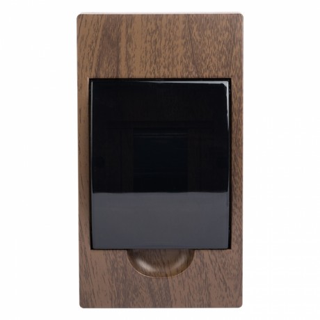 Щит распределительный навесной ЩРН-П- 4 темное дерево IP41 EKF PROxima pb40-n-4-dark