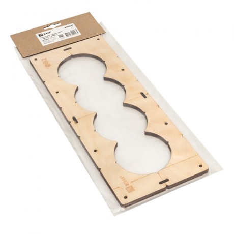 Шаблон для подрозетников c 5 отв. диам. 82 мм EKF Expert sh-d82-5