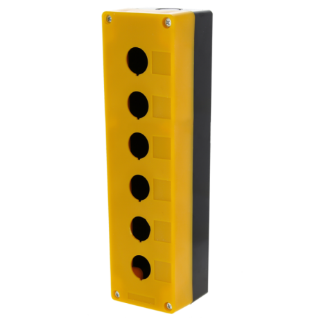 Корпус КП106 пластиковый 6 кнопок желтый EKF PROxima cpb-106-o