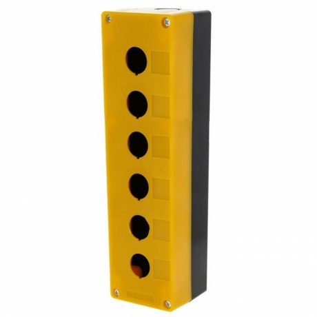 Корпус КП106 пластиковый 6 кнопок желтый EKF PROxima cpb-106-o