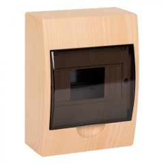 Щит распределительный навесной ЩРН-П- 6 светлое дерево IP41 EKF PROxima pb40-n-6-light