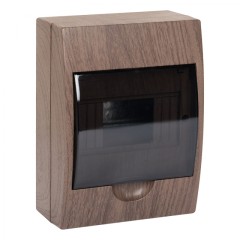 Щит распределительный навесной ЩРН-П- 6 темное дерево IP41 EKF PROxima pb40-n-6-dark