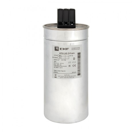 Конденсатор косинусный КПС-0,4-20-3 EKF PRO kps-0,4-20-3-pro
