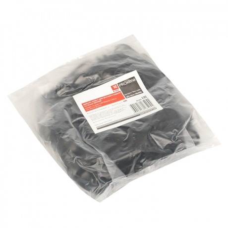 Дюбель-хомут для круглого кабеля (19-25мм) черный (100шт.) EKF PROxima plc-ncc-19x25b